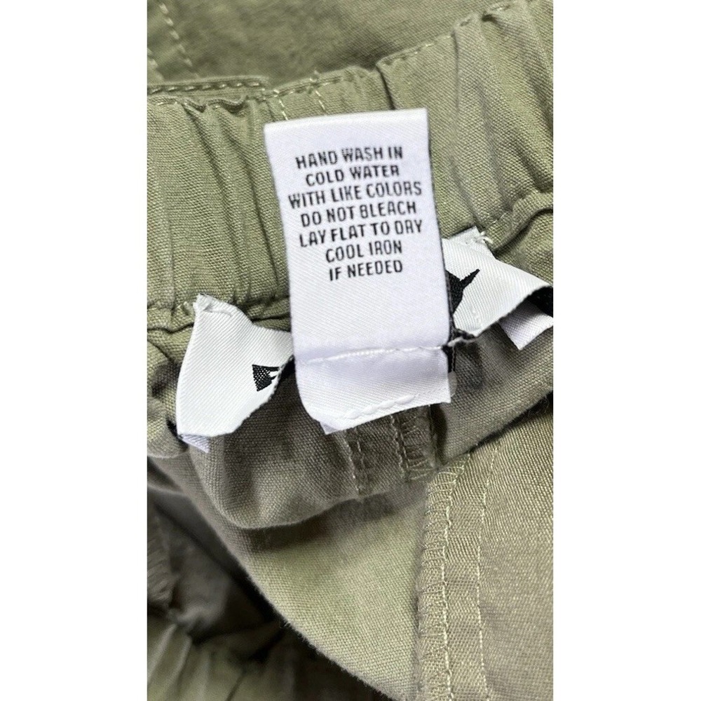 RSQ Mens Large Cargo Pants 28x29 Khaki Sage Green Chino Loose Parachute Cargo‎ - Picture 9 of 10